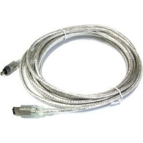 4P 4 Pin to 6 Pin IEEE 1394 for iLink Adapter Cable 4Pin To 6Pin Firewire Cable