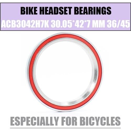 ACB3042H7K Bike Headset Bearings 30.05*42*7 mm 36/45 2PCS ACB Road MTB Angular Contact Bicycle Bearing ACB 30427