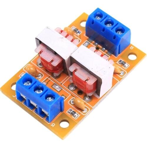 Audio Isolator Vehicle Common Ground Suppression Interference Noise Isolation Module Transformer Coupler 1Pcs