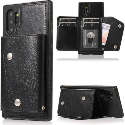 Case For Samsung Galaxy S20 Ultra Note 10 Plus 9 8 Case Card Wallet Cover Leather Phone Case For Samsung S10 Plus S9 S8 S10E