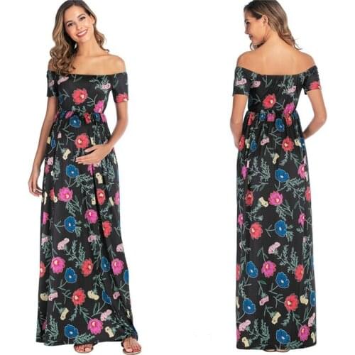 Платья с открытыми плечами для беременных Cutyome China At AliExpress