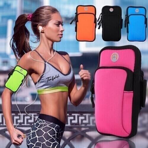 For Alcatel 1SE 2020 / TCL 5030D GYM Sports Running Jogging Armband holder Case cover for AllCall P10 Cell Phone Arm bag