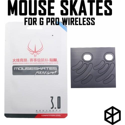 Hotline games mouse feet skates gildes 2 sets/pack competition level for logitech g pro wireless 0.8mm thickness