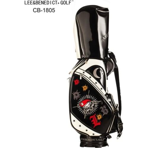 LB golf bag mens and womens standard bag golf club bag shoes coating bag three dimensional embroidery waterproof cool skeleton