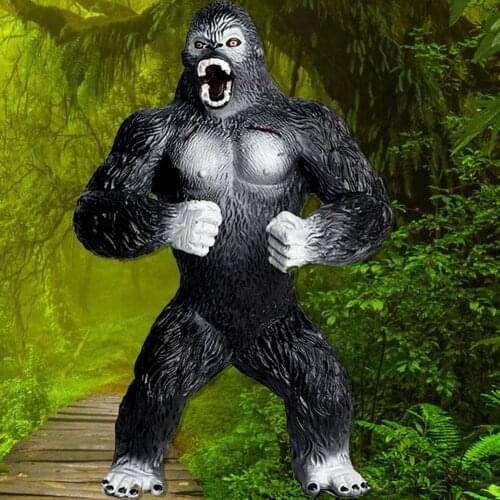 Orangutan Model Simulation Solid Plastic Children Animal Mold Toy for Ornament