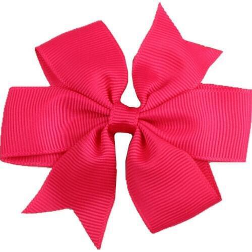 2017 New 10pcs Baby Grosgrain Ribbon Bows WITH Clip Girls' Boutique PinWheel Hair Clip Kids Hair Accessories Photography Props