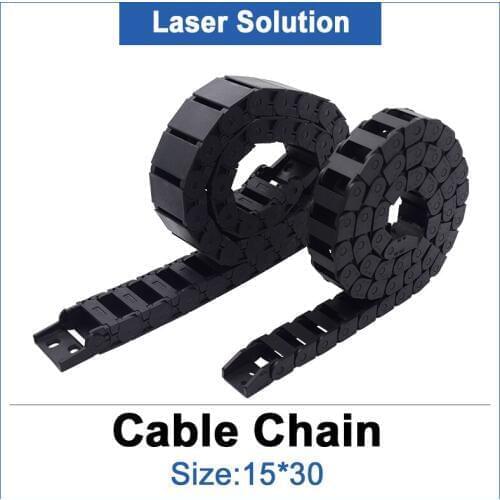 New Arrival Tank Chain 15 x 30mm Plastic Material 1 Meter For Laser Machine Mechanical Parts Free Shipping