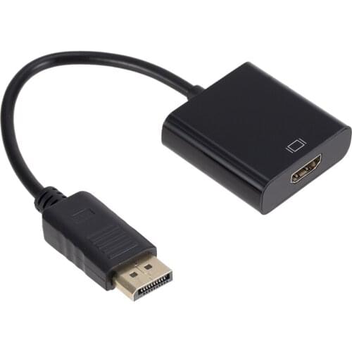 DP to HDMI-compatible Cable Adapter Male To Female For HP/DELL Laptop PC Display Port to 1080P HDMI-com' Cable Adapter Converter