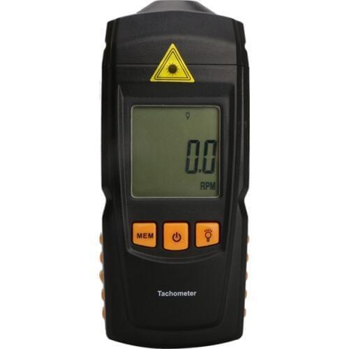Portable Digital Laser Tachometer Non-contact LCD Tach RPM Meter Rotate Speed Detector Wide Measuring Range 2.5-99999RPM