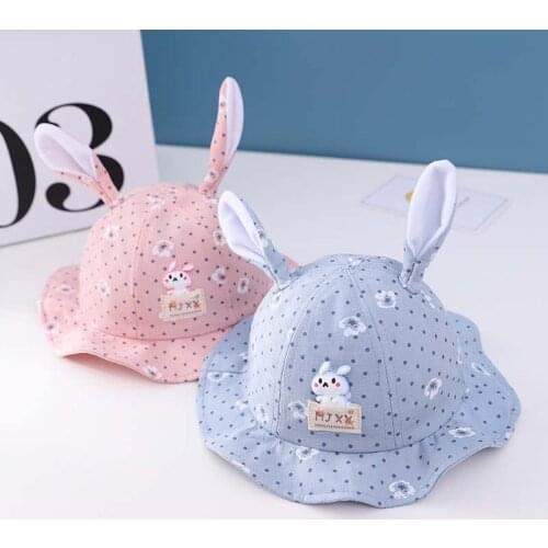 Spring Heart Print Cute Baby Sun Hat Baby Boy Girl Hat Outdoor Kids Bucket Hat Children Panama Hat Baby Beach Caps Beanie