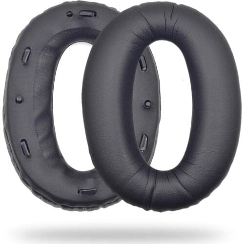 Replacement Ear Pads Memory Form and Protein Leather for Sony WH1000XM2 MDR-1000X WH 1000X M2 Headphones