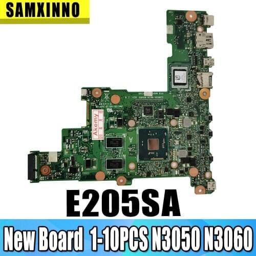 1-10PCS Akemy E205SA Laptop motherboard For Asus E205S E205SA TP200SA mainboard motherboard 2G/4G N3050 N3060