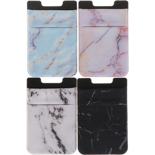 1pcs 5.8 x 8.8cm Adhesive Sticker Pocket Fashion Mobile Phone ID Card Holder Wallet Credit Pocket Adhesive Sticker High Quality