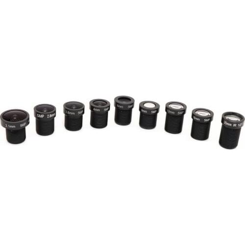 2.1mm,2.8mm,3.6mm,4mm,6mm,8mm,12mm,16mm,25mm - 5.0 MegaPixel MTV M12 x 0.5 Mount For CCTV Security Camera