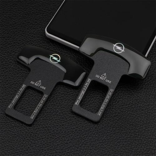 2X Car Seat Belt Card Personality Buckle For Opel Astra h j g k Insignia Corsa d Vectra c Zafira b Vivaro e Mokka Meriva 2021