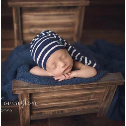 Baby Photography Accessories Background EuropeAnd America Vintage Wood Bed Studio Photo Posing Sofa For Newborns Props Girl