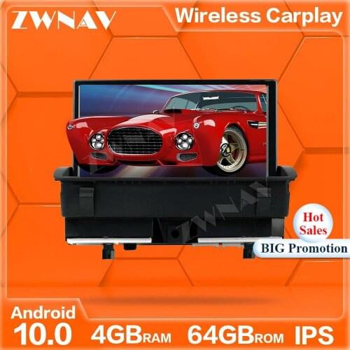 4+64GB Android 10 screen Car Multimedia Player For Audi Q3 2011 2012 2013-2016 GPS Navigation Auto Audio Radio stereo head unit