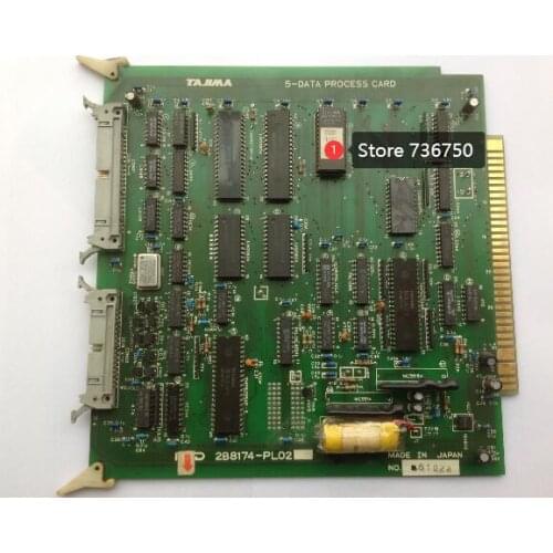 Used board TAJIMA 5-DATA PROCESS CARD embroidery machine spare parts store 736750