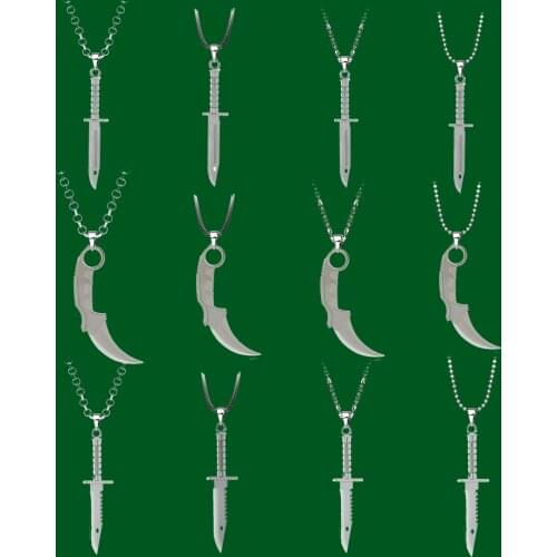 Game Counter Strike CSGO Keychain Claw Knife M9 Bayonet Metal Alloy Weapon For Unisex Cosplay Car Key Bag Pendant Charm Keyring