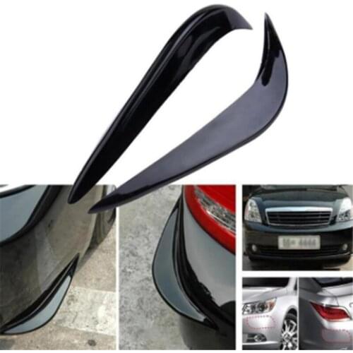Car Rear Bumper Carbon Fiber Lip Angle Distributor Diffuser Bumper Lip Diffuser Distributor Spoiler Scratch Protection