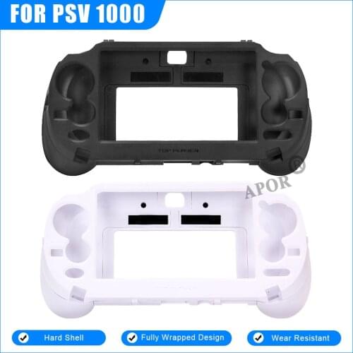 Dropshipping Frosted Hand Grip Joypad Stand Case with L2 R2 Trigger Button For PSV 1000 PS VITA PSV1000 Game Console Two Colors