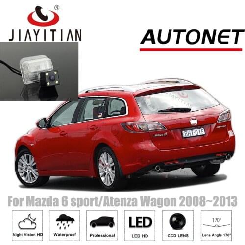 JiaYiTian Car camera For Mazda 6 mazda Atenza Wagon 2007~2012 CCD Night Vision Reverse camera license plate camera backup camera