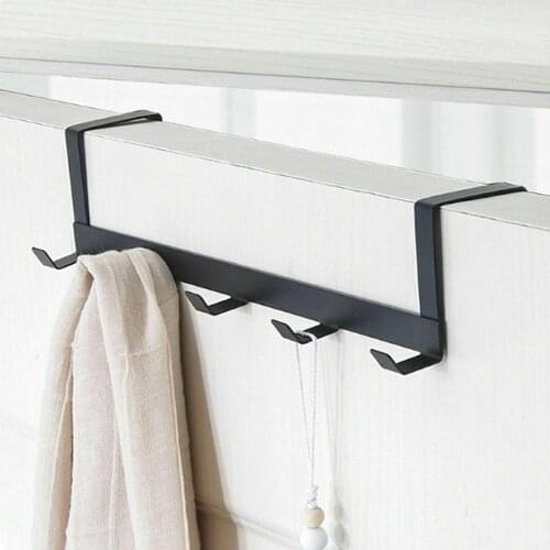 5 Row Hook Door Hooks Family Bathroom Hanger Organizer Coat Coat Hat Towel Hanger Hanger Avoid Nailings TW225