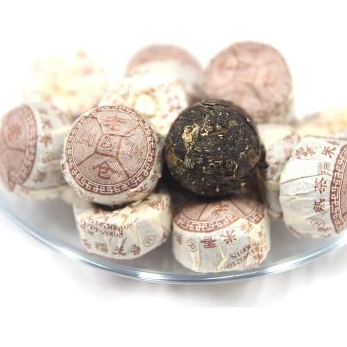 Laocang 2015 yr Mini Ripe Pu-erh Tuocha Glutinous Aroma Rice Shu Pu-erh Tea Tuo tea In bulk