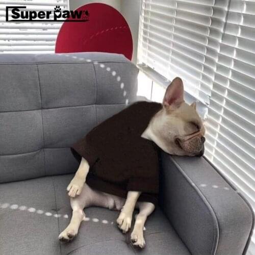 Fashion Dog Hoodie Winter Warm Clothes Pet Puppy Hoodie Coat French Bulldog Inu Shiba Jacket for Small Medium Large Dogs WSC14