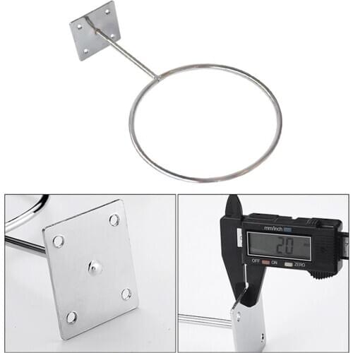 2Pcs Wall Mounted Sports Ball Basketball Soccer Volleyball Holder Display Rack Outdoor Sports Accessories