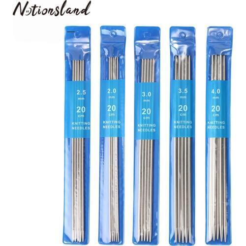 NOTIONSLAND Straight Knitting Needles