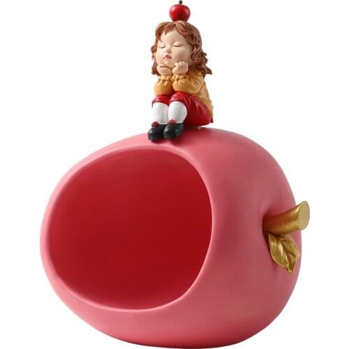 Home Furnishings At The Entrance Living Room Desktop Artist Decoration Storage Ornaments Beethoven Newton Apple Statue Sculpture