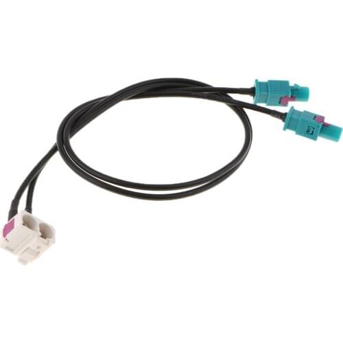 35cm 1 to 2 Radio Antenna Aerial Adapter Cable For VW RCD510 RNS510 RCD310