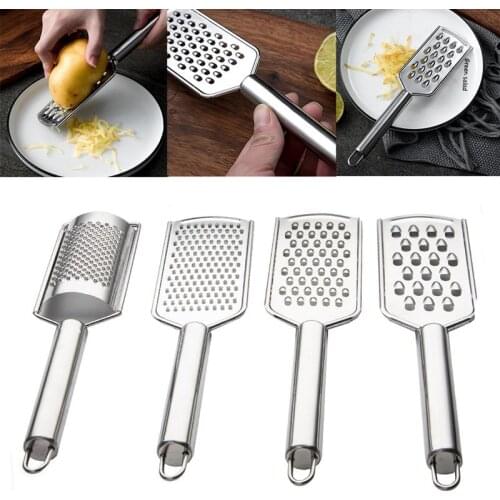 Stainless Steel Handheld Cheese Grater Multi-Purpose Kitchen Food Graters for Cheese Chocolate Butter Fruit Vegetable