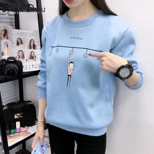 Женские толстовки с принтом SparkDora China At AliExpress