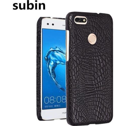 Subin For Huawei Y6 Pro 2017 SLA-L02 Case PU Leather Retro Crocodile Skin Hard Cover ForFor Huawei Y6Pro 2017 Phone Bag Case