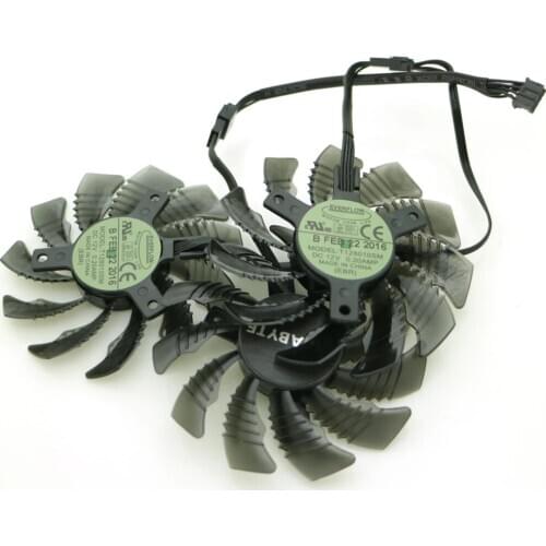 T128010SM DC12V 0.20AMP 75mm 4Pin VGA Fan For Gigabyte GV-N98TG1 GAMING-6GD gtx980ti 6G Graphics Card Cooling Fan