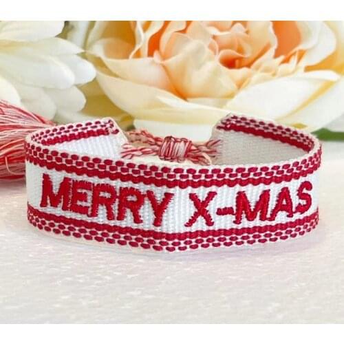 Boho Charm Friendship Bracelet with Lettering Saying Handmade Braided Bracelet and Adjustable Length to Fit Men Women Teens