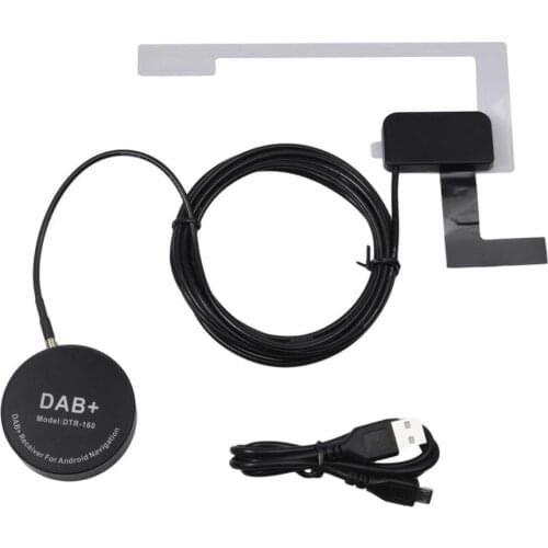 Universal DAB Antenna Signal Receiver USB Portable Adapter Receiver for Android 4.4 5.1 6.0 7.1 8.0 9.1 9.81 10.1 10.3Car Player
