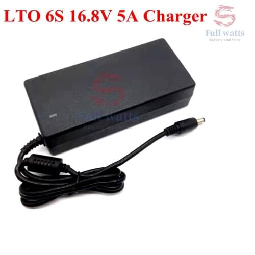 Brand LTO 5A fast smart charger LTO 12 volt charger 5a 14.4v DC output for 6s 16.8v battery power pack kit with US EU AU UK plug