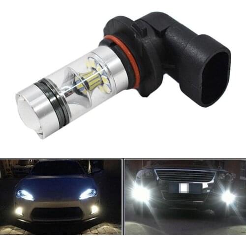 1Pcs H10 9145 LED Fog Light Bulb100W 6000K Super White Fog Light 2323 LED Driving Bulb DRL Daytime Running Car Fog lamp