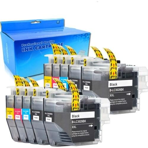 Compatible for 10Pk LC3029 Ink Cartridges For Brother MFC-J6935DW J6535DW J5930DW J5830DW