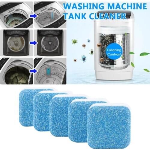 Lavanderia 2 Pcs Tab Washing Machine Cleaner Washer Cleaning Detergent Effervescent Tablet Laundry Bathroom Cocina Home Kitchen