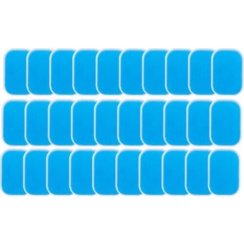 60PCS EMS Gel Pad, Electrode Gel Replacement Pad, EMS Absorbent Gel Pad, Abdominal Muscle Trainer Accessories