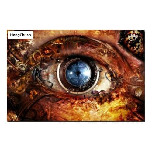 Cartoon eyes diamond painting cross embroidery 5D square/round diamond painting diamond mosaic home decoration new year gift