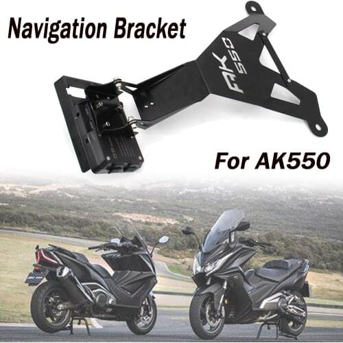 For KYMCO AK550 ak550 AK 550 Motorcycle Accessories Front Mid Navigation Bracket GPS Mobile Phone Charging