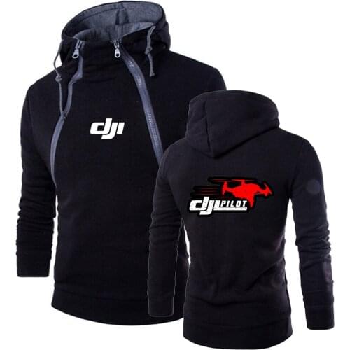 Dji Mavic Pilot Logo Mens Harajuku Style Leisure Pullover Hoodies Brand Hooded Sweatshirt Classic Tracksuit Warm Slim Tops