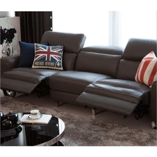 Living Room Sofa set 4 seater sofa recliner electrical couch genuine leather sectional sofas muebles de sala moveis para casa