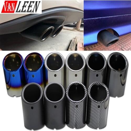 For 1.4T 1.6T VW Volkswagen Golf 6 7 MK7 MK6 Jetta Polo 6R Skoda Superb Octavia Car Exhaust Muffler Tip Pipe Cover Accessories