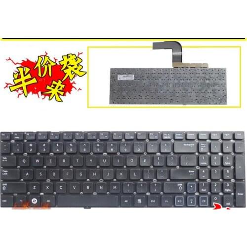 New Laptop Keyboard for SAMSUNG RV515 RV511 E3511 RV509 RV520 RC530 US Layout Black